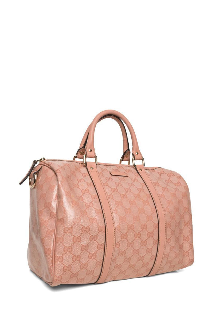 Gucci Crystal Monogram Joy Medium Boston Bag