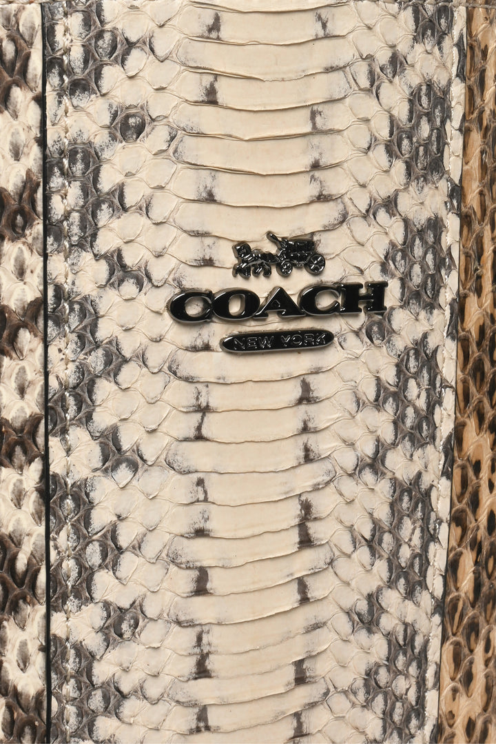 Coach Charlie Carryall Snakeskin Tote
