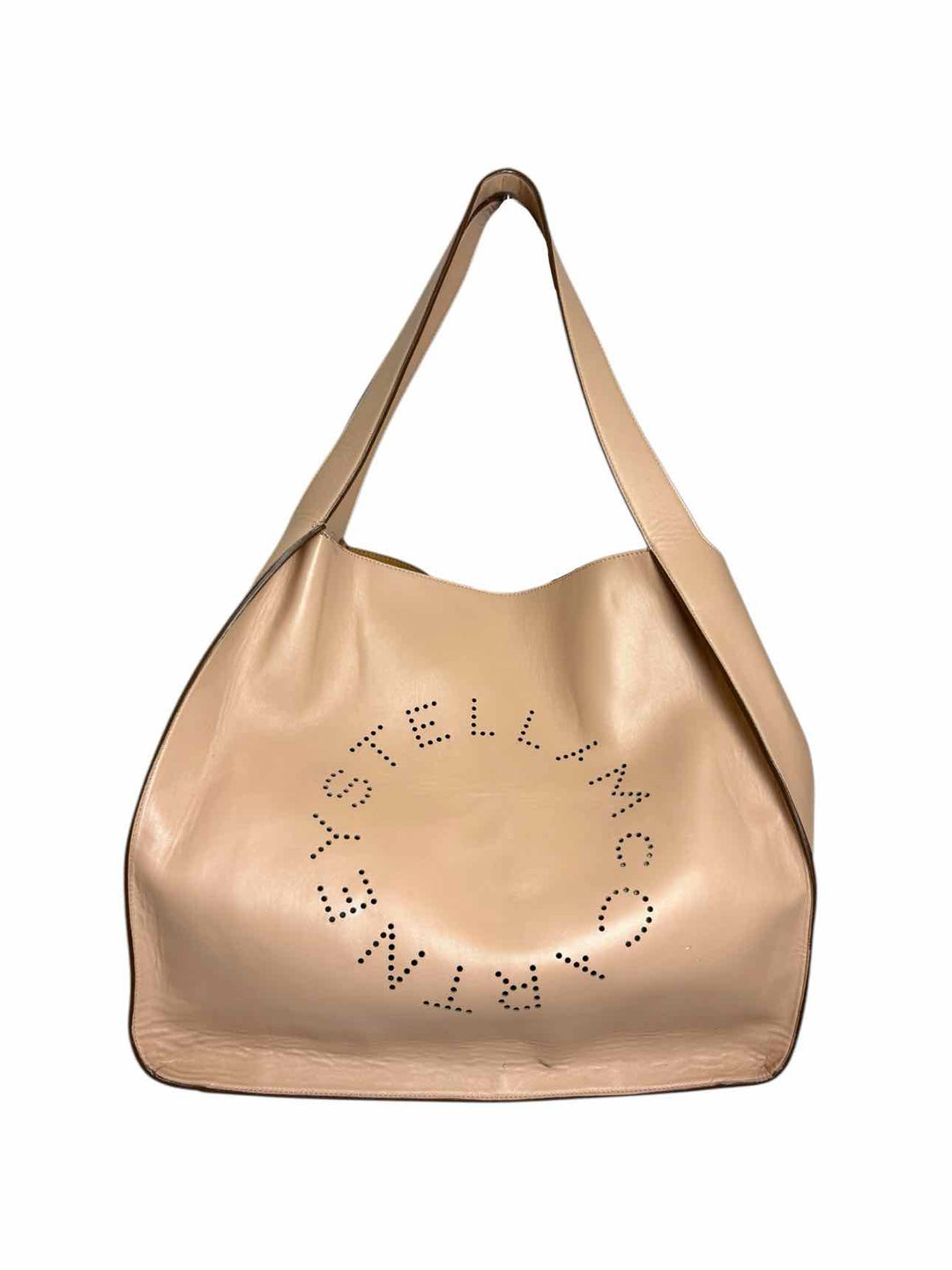 Stella Mccartney Perforated Logo Faux Leather Tote