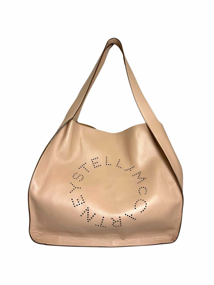 Stella Mccartney Perforated Logo Faux Leather Tote
