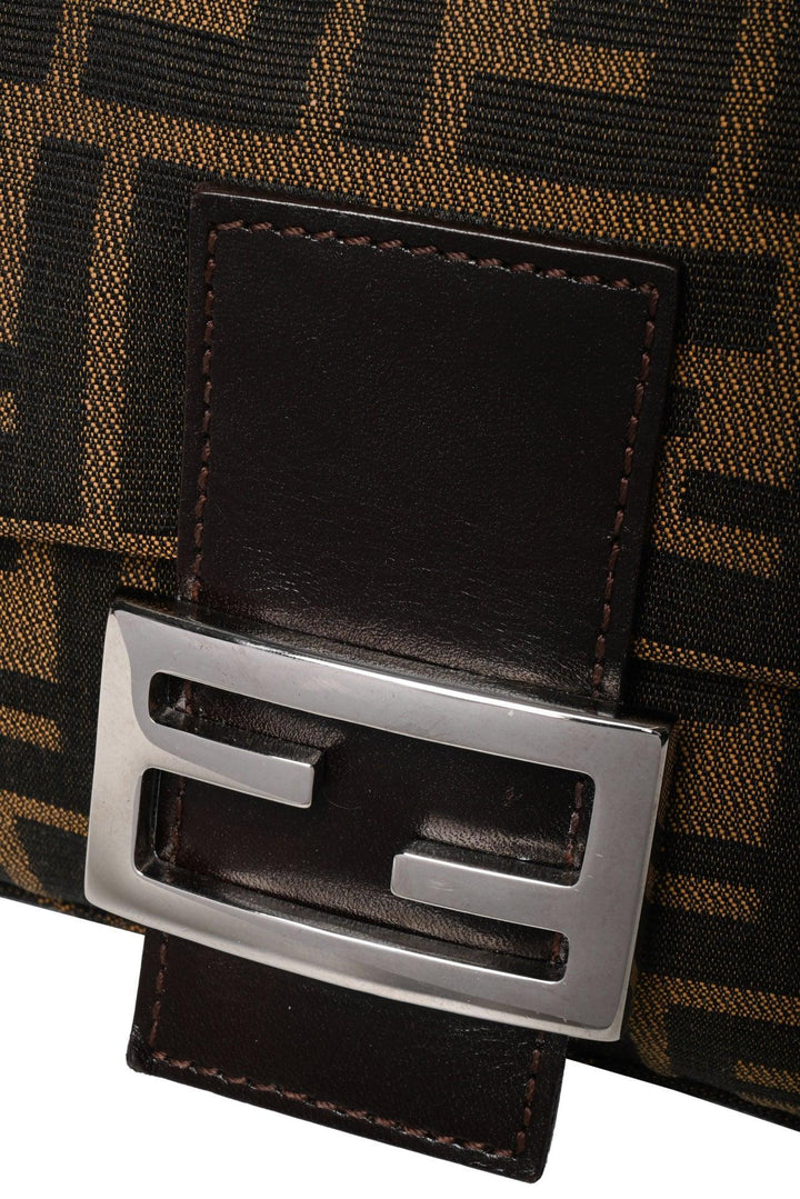 Fendi Vintage FF Zucca Small Baguette