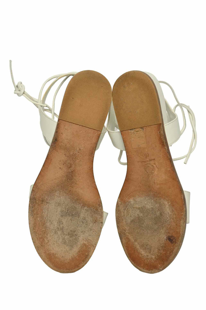 Dries Van Noten Size 39.5 Zebra Print Suede Mules