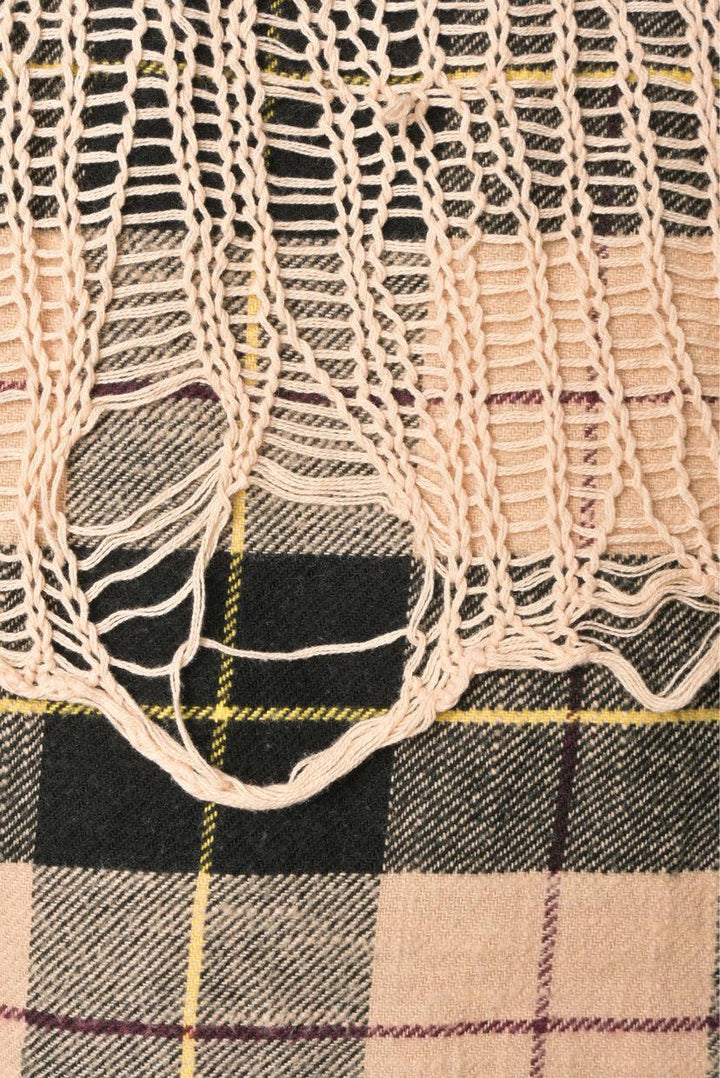 R13 Size XS Overlay Distressed Relaxed Crewneck Tops