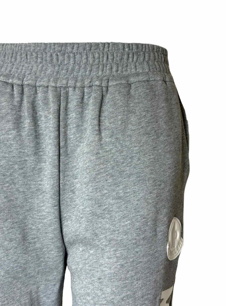 Moncler Size XS Grey Cotton Logo Pants