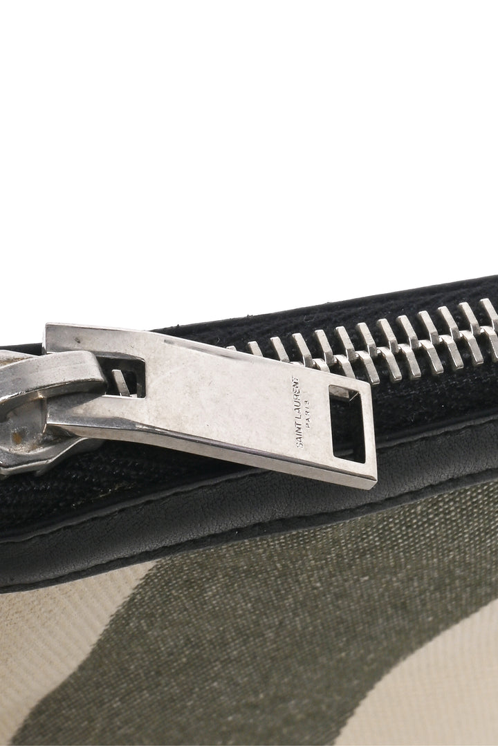 Saint Laurent 2015 Canvas Beach Zip Pouch