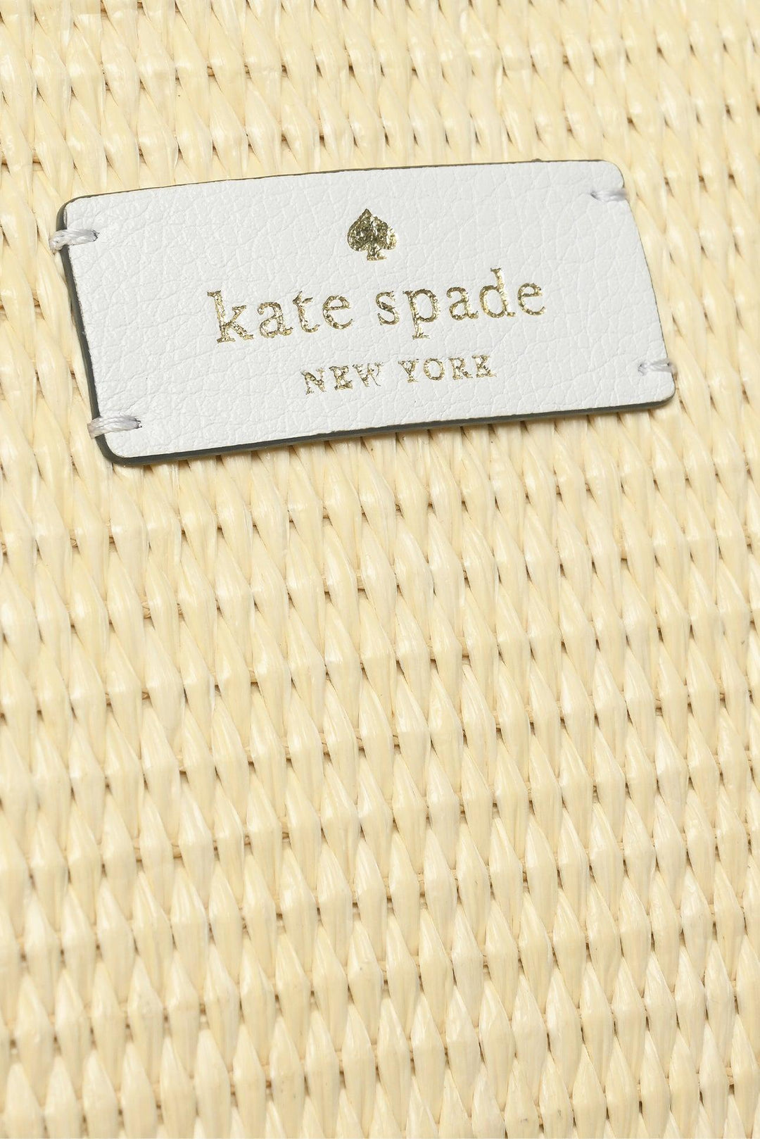 Kate Spade New York Ash Straw Lemon Zest Large Tote