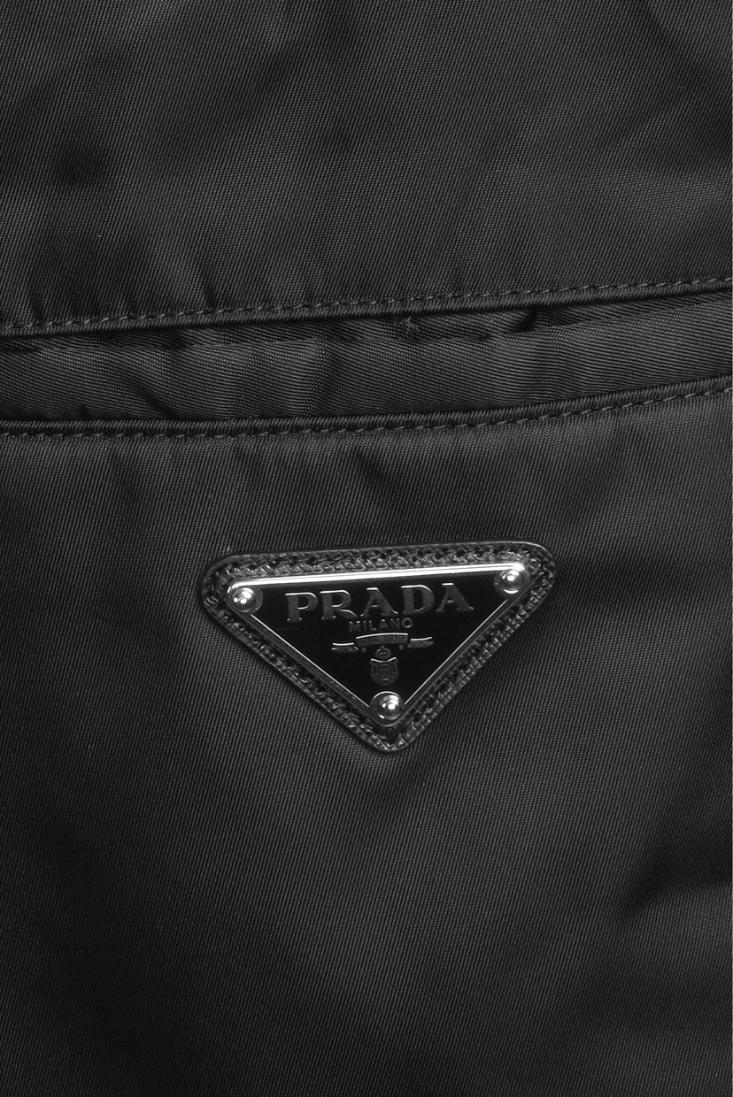 Prada Size 30 Men's 2018 Nylon Triangle Logo Insulated Shorts