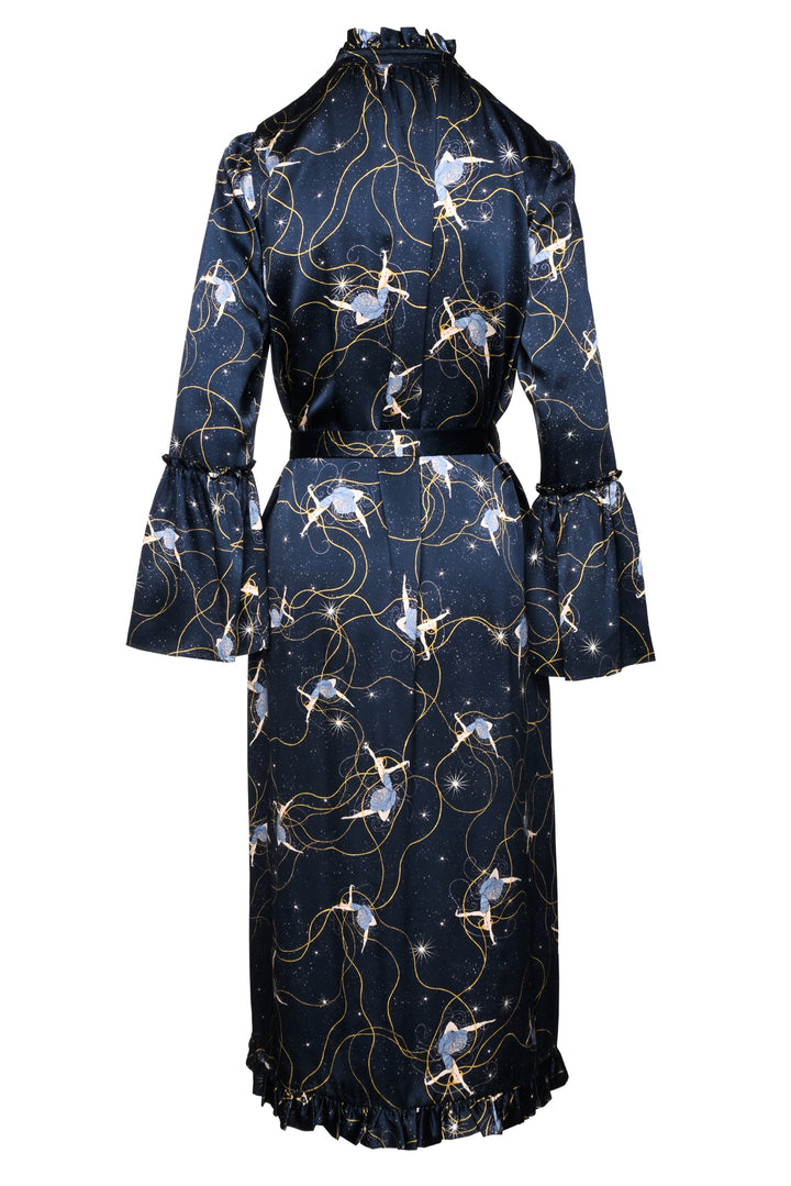 Erdem Size 10 2018 Siren Silk Maxi Dress