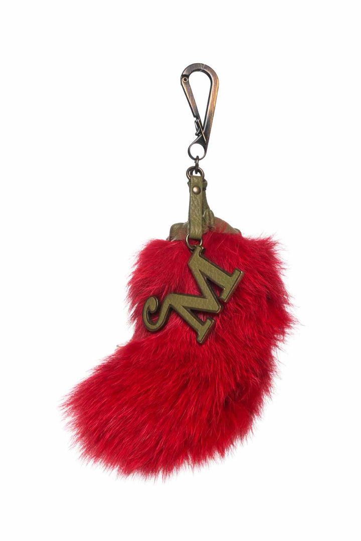 Mr & Mrs Italy Fox Fur Chilli Pepper Keychain