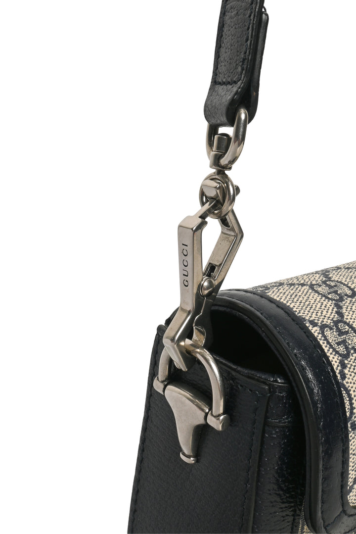 Gucci GG Supreme Horsebit 1955 Small Shoulder Bag