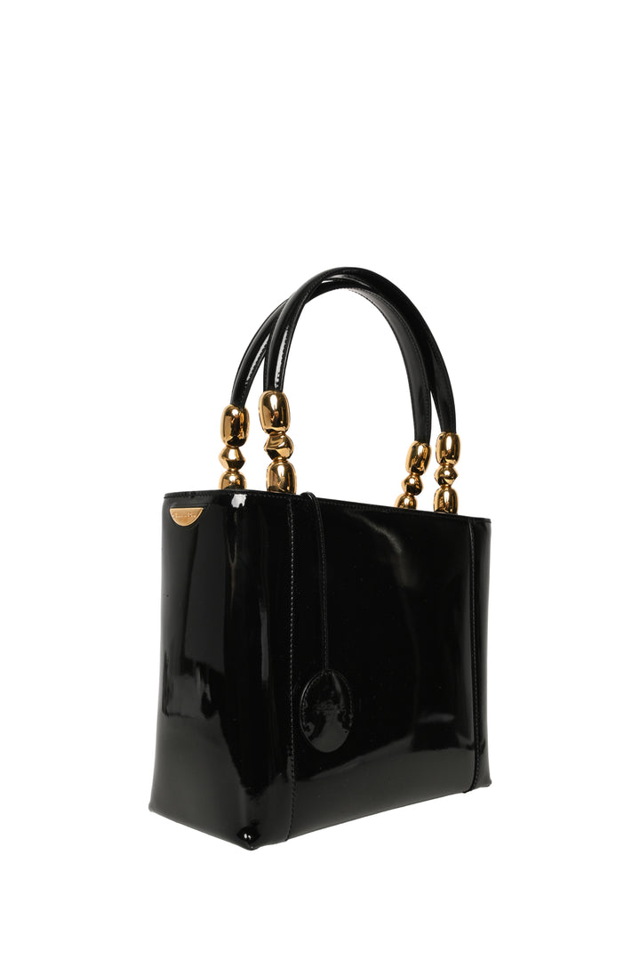 Dior 2000 Malice Pearl Lady Patent Leather Bag