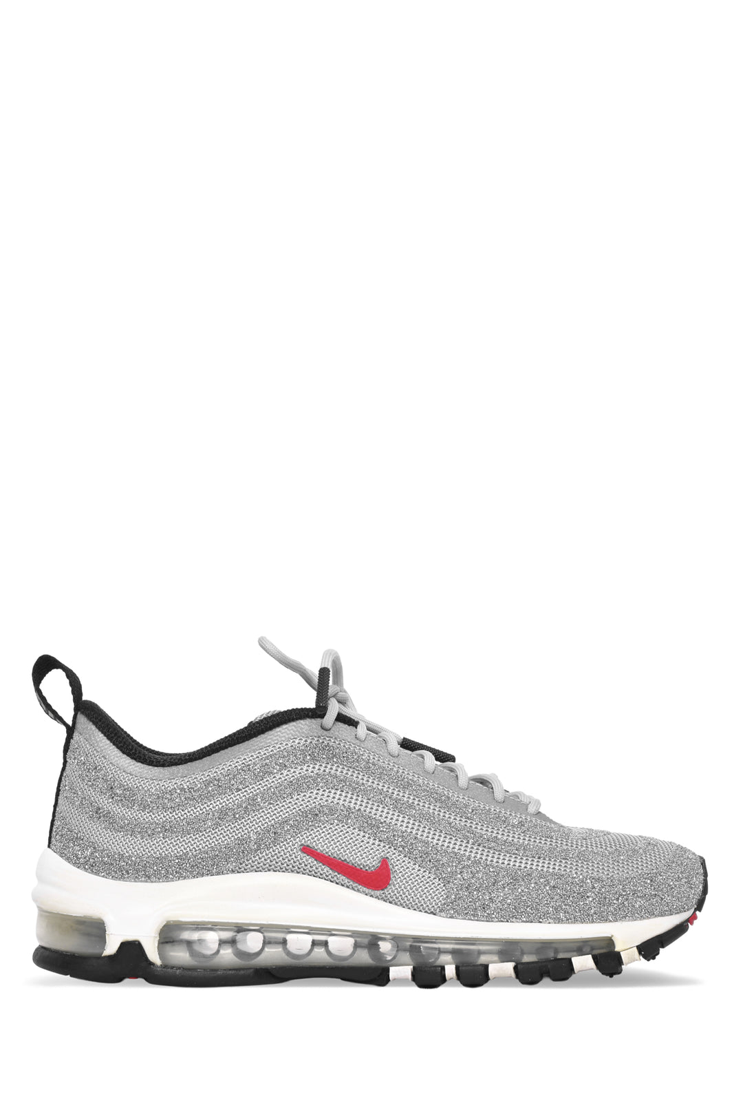 Nike Size 36.5 Air Max 97 LX Swarovski Silver Bullet Sneaker