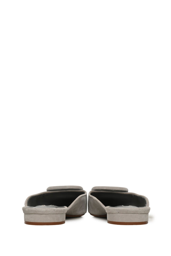 Manolo Blahnik Size 39.5 Maysale Suede Mules