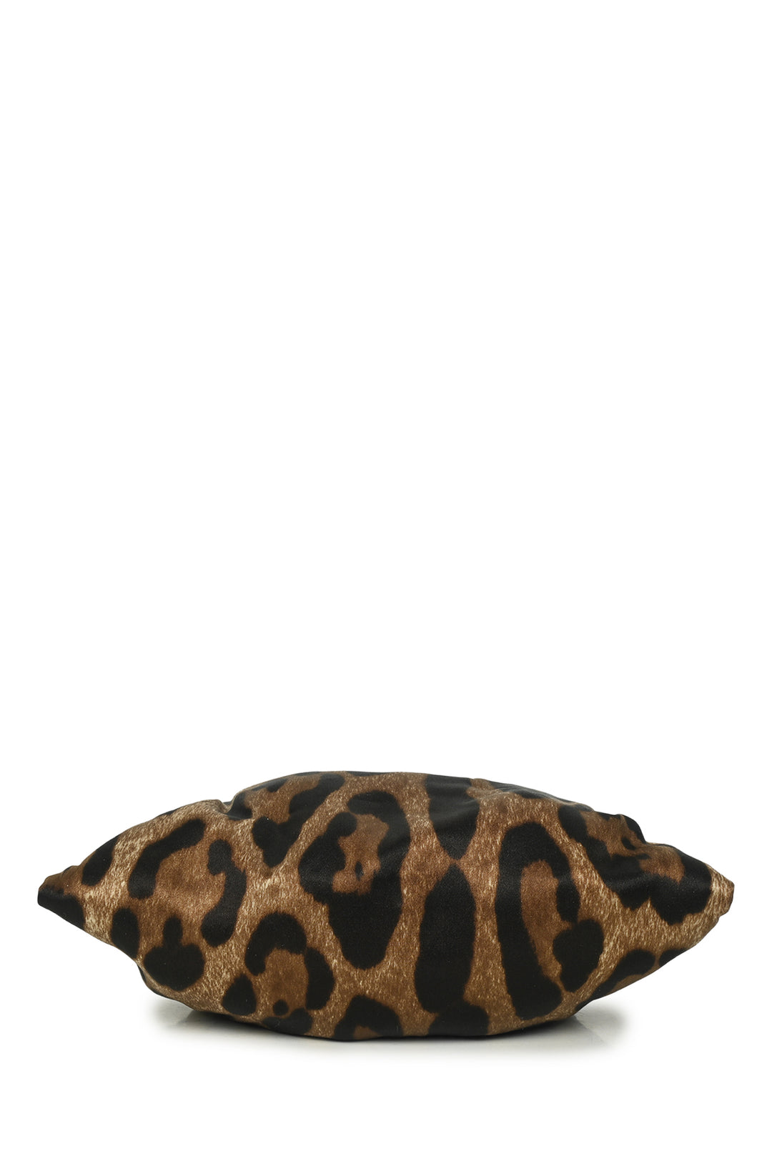 Dolce & Gabbana Leopard Print Satin Clutch