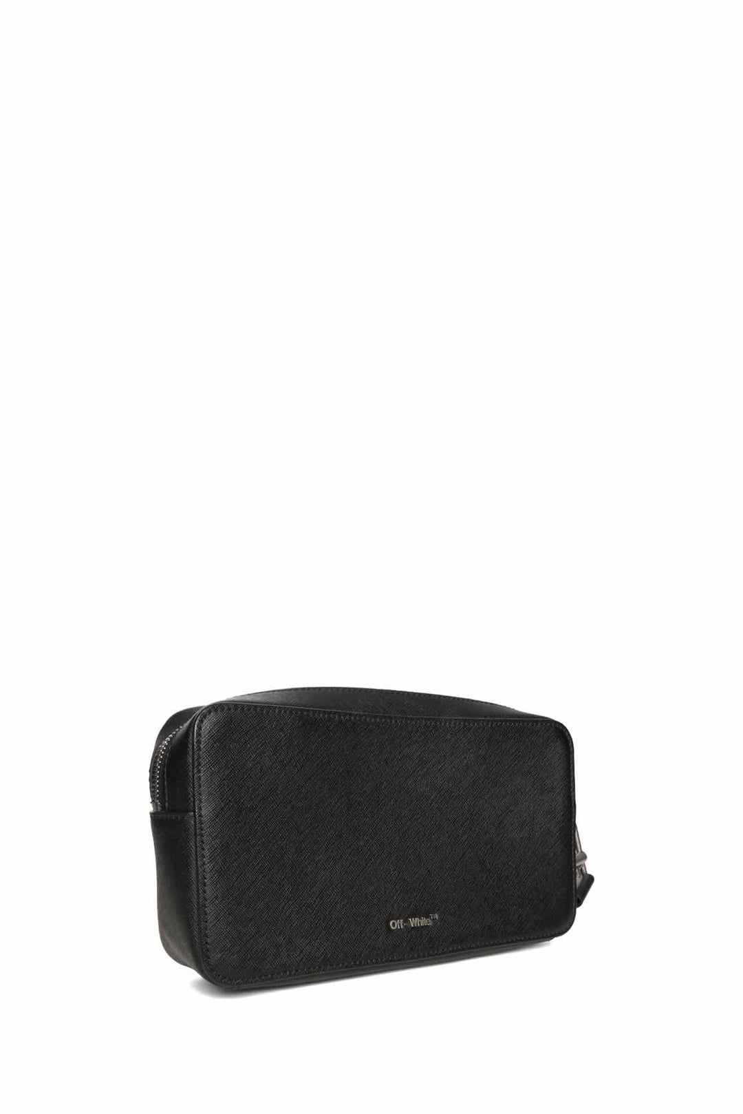 Off White Binder Diag Saffiano Pouch