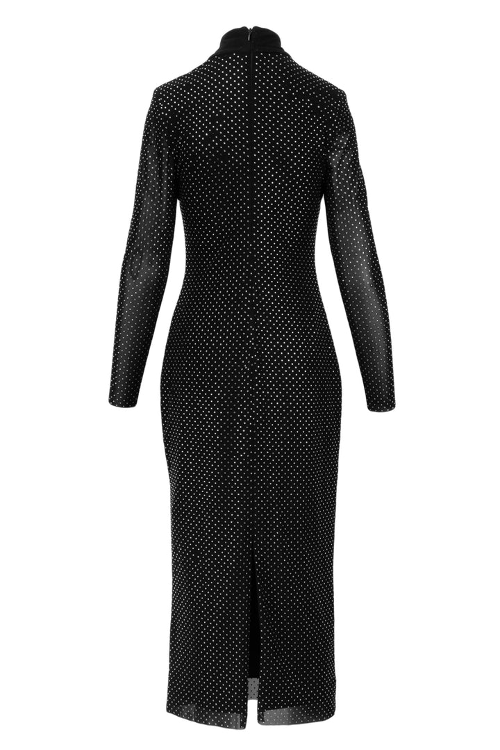 Rebecca Vallance Size 6 Last Dance L/S Midi Dress