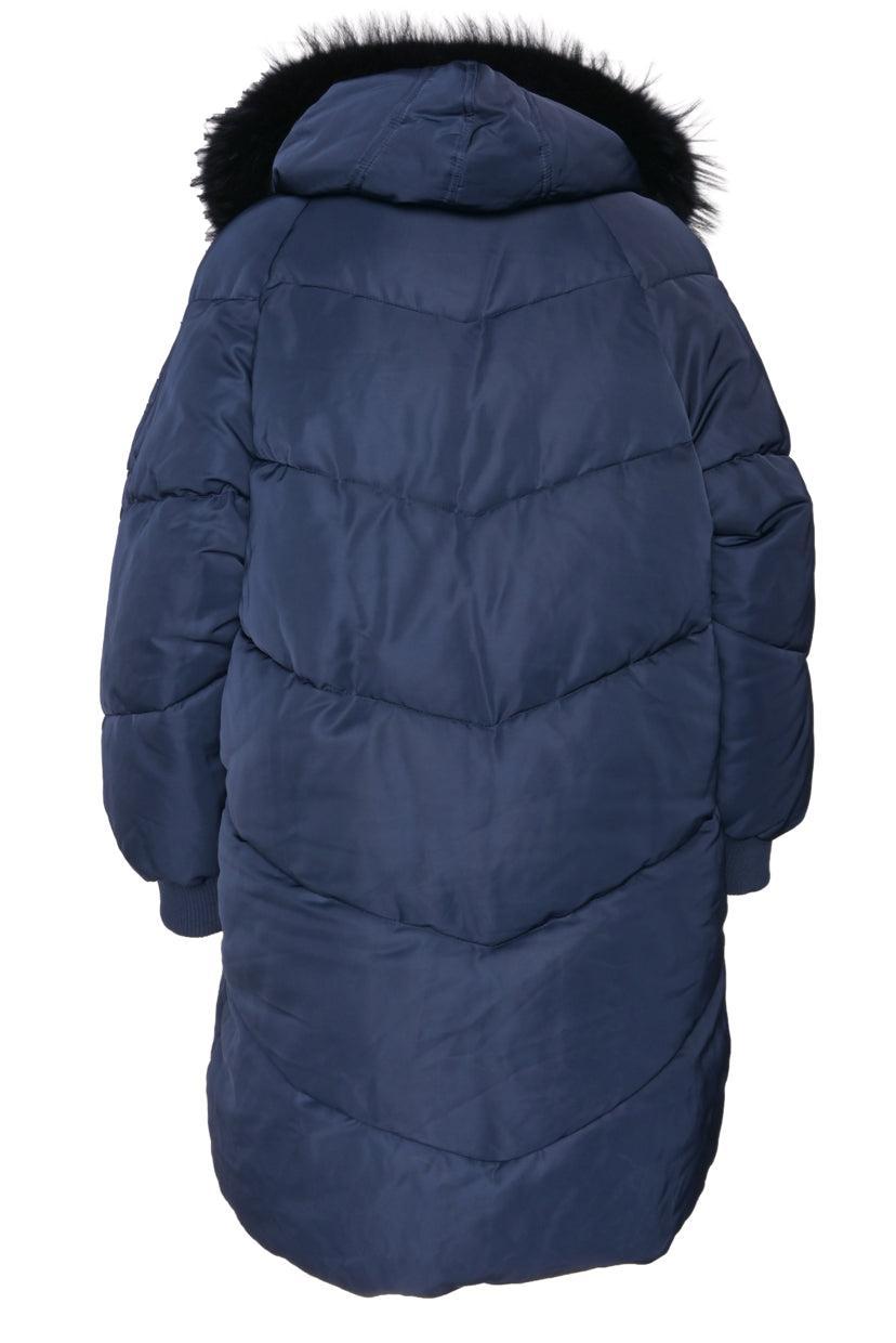 maje Size 38 Fur Trimmed Parka