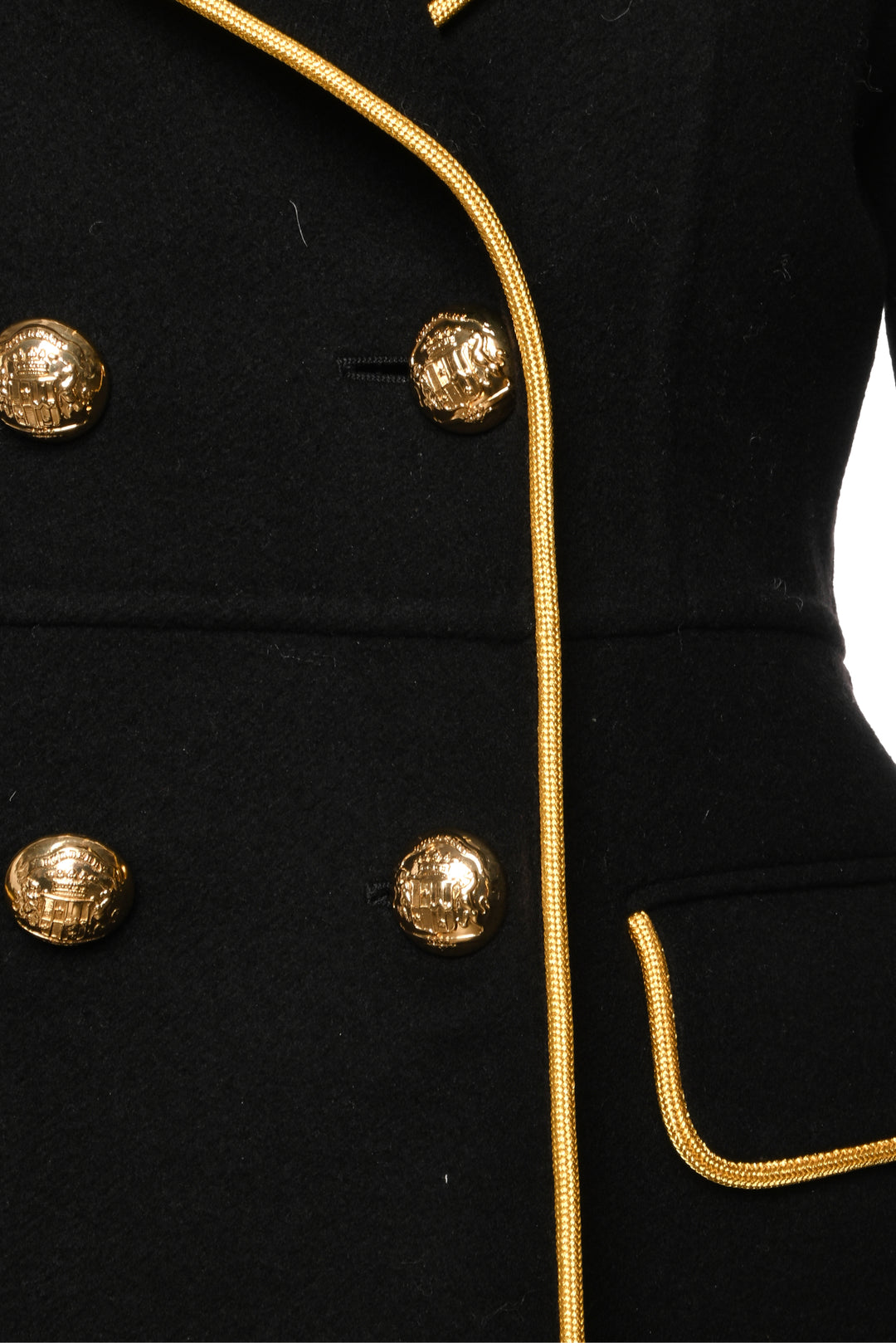 Burberry Size 38 Double Breasted Cashmere Coat