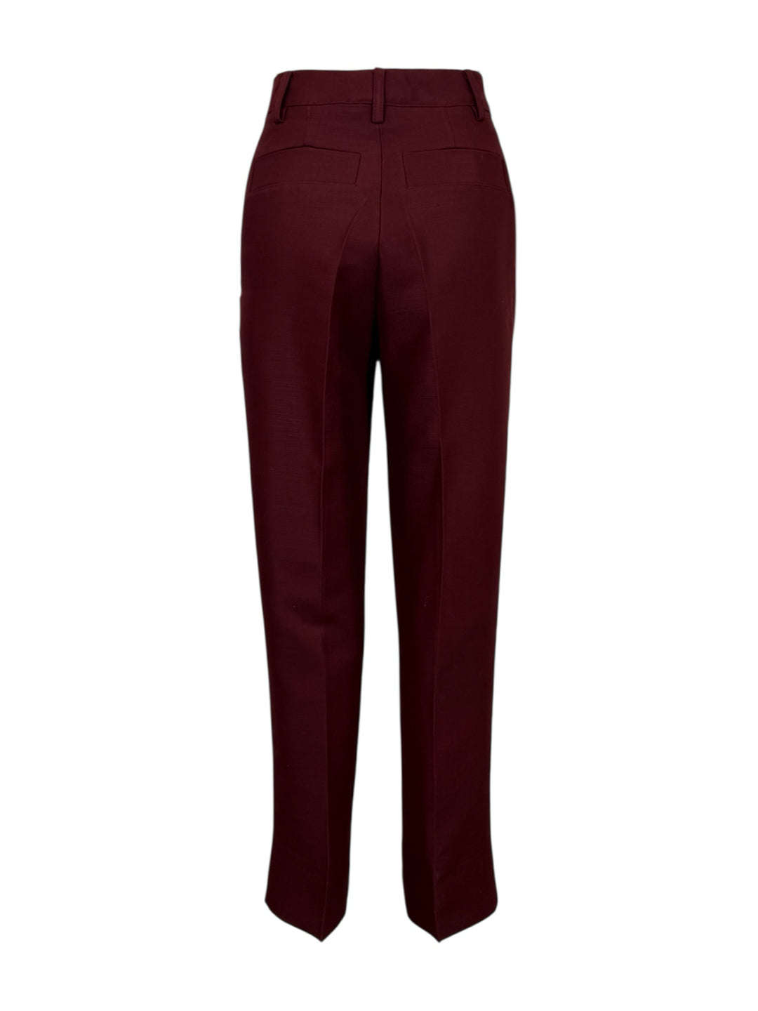 Valentino Size 8 Wool & Mohair Blend Straight Leg Pants