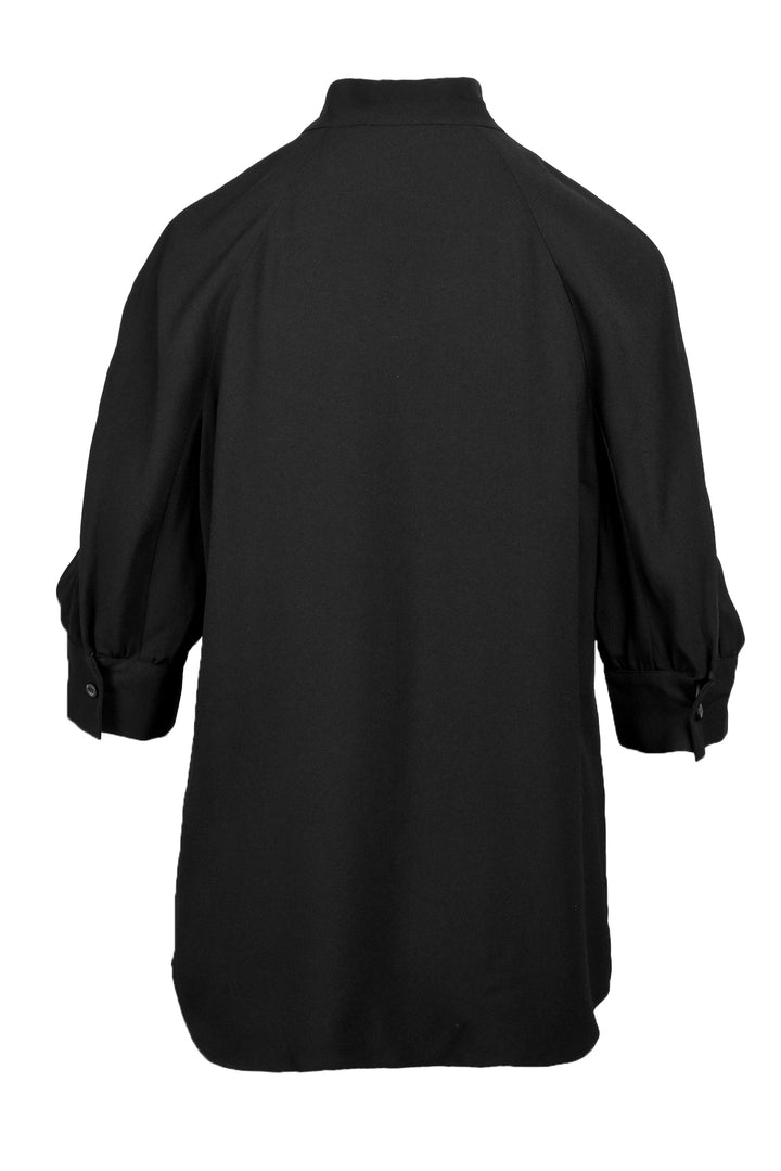 Prada Size 42 2017 Neck Tie Short Sleeve Tops