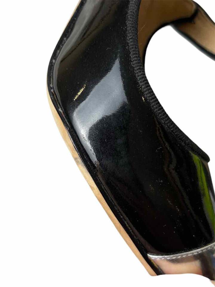 Manolo Blahnik Size 37 Patent Pumps