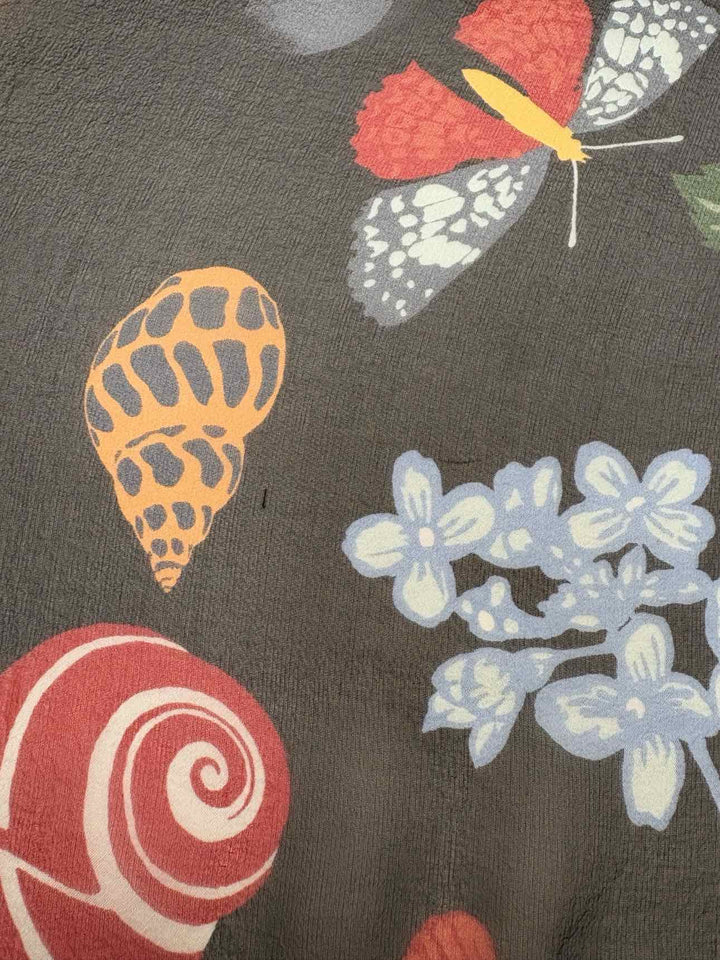 Alexander Mcqueen Printed Silk Scarf