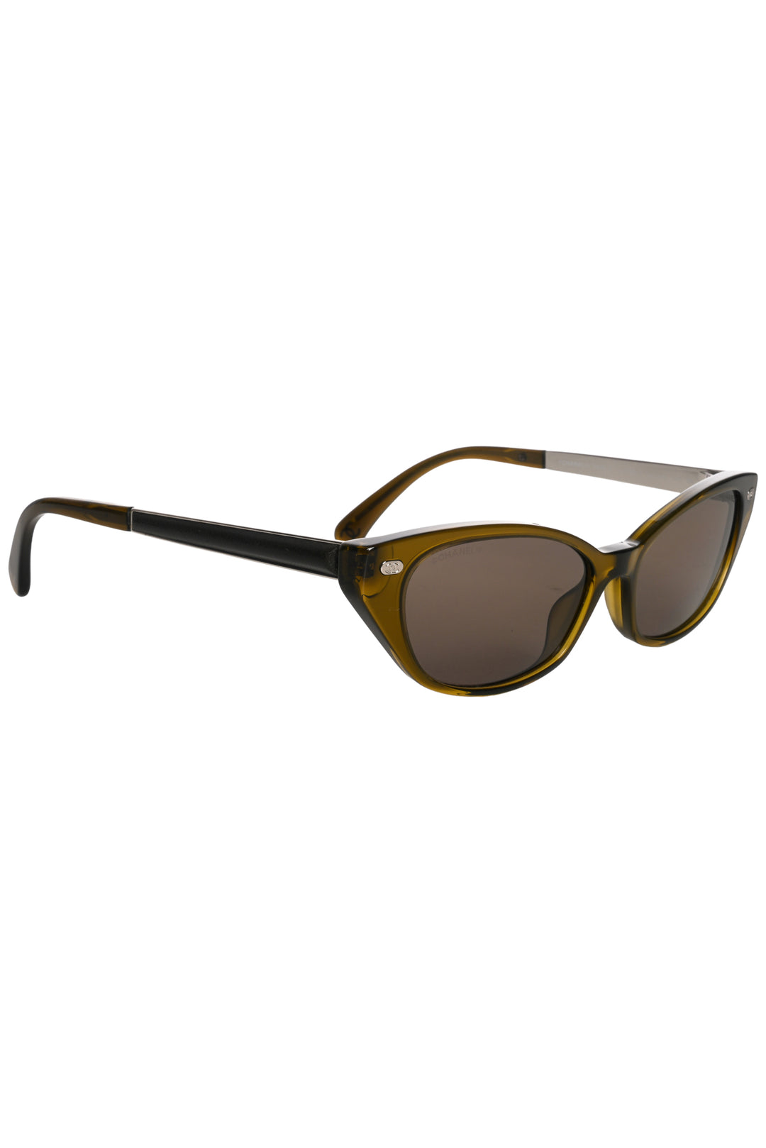 Chanel Interlocking CC Logo Cat-Eye Sunglasses