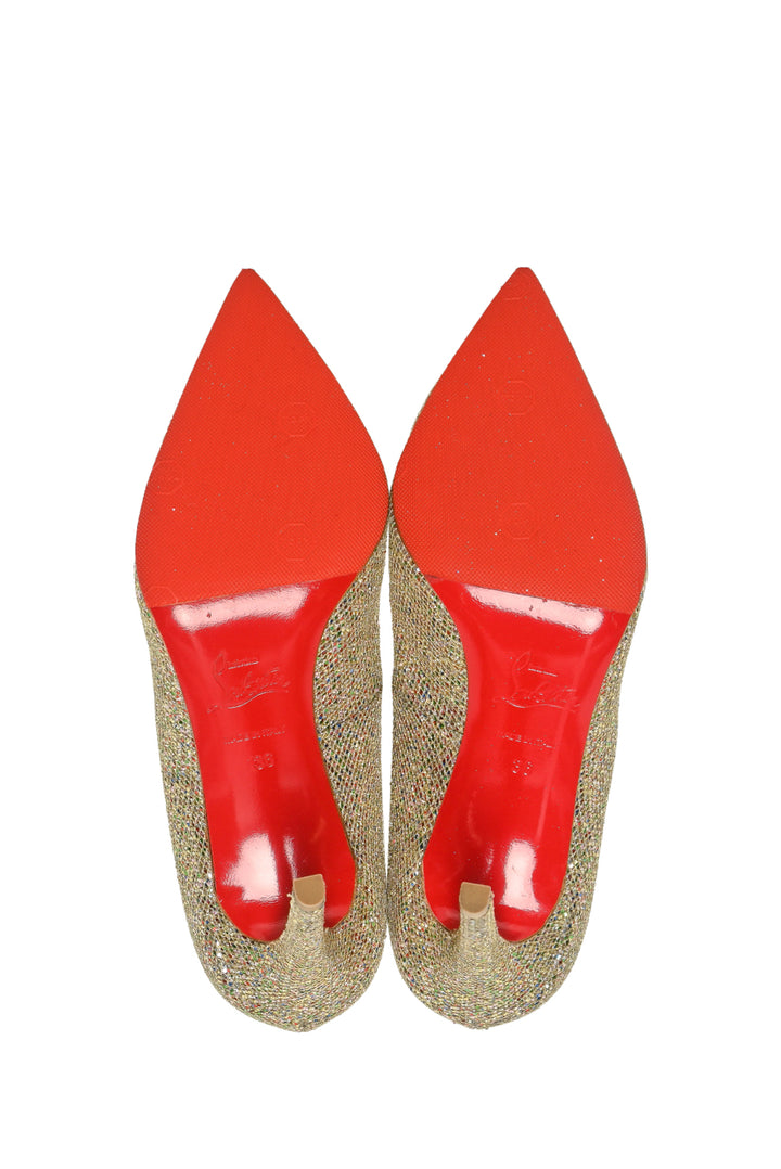 Christian Louboutin Size 36 Glitter York Pigalle Pumps