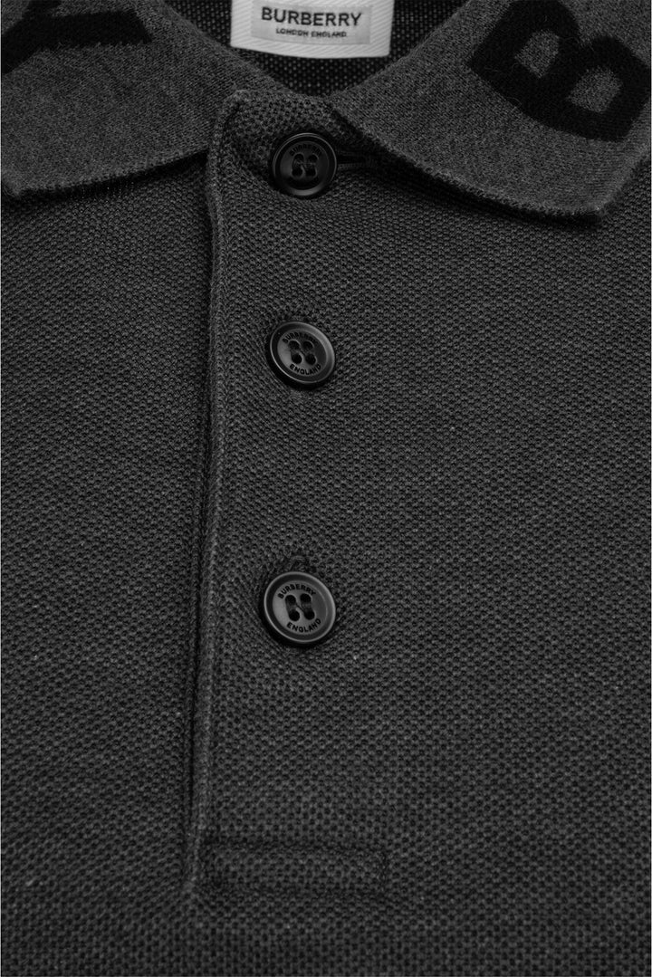 Burberry Size S Men's Rylan Logo Collar Polo Shirt