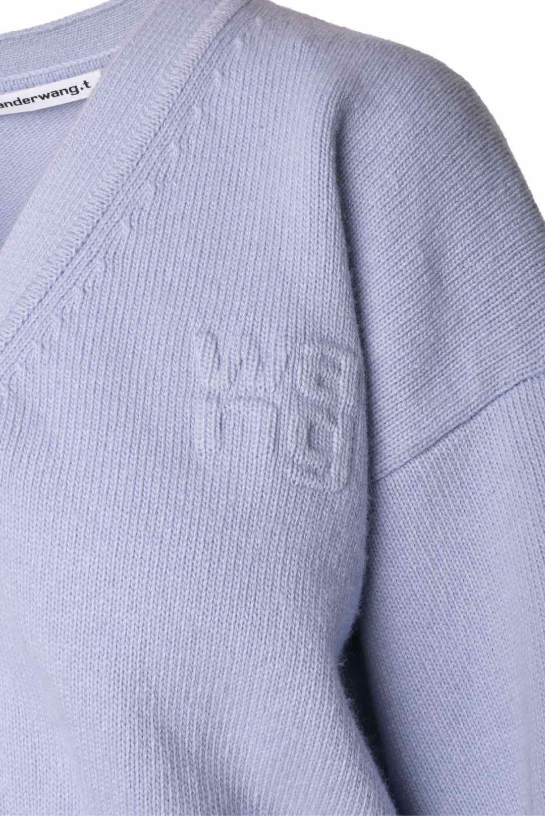 T Alexander Wang Size S Logo Cropped Cardigan