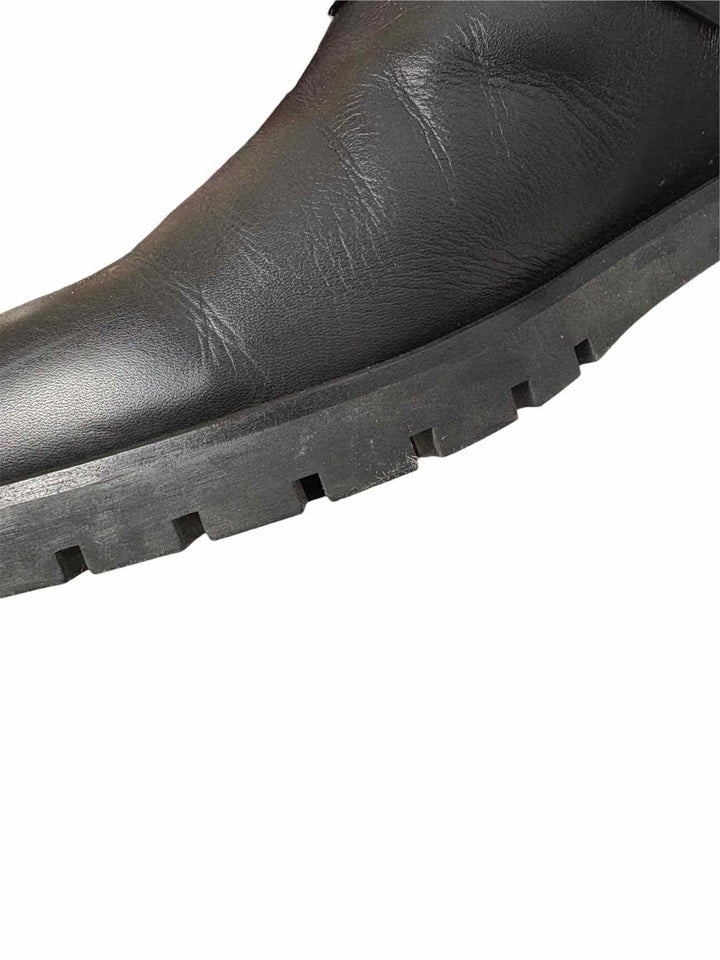 Roger Vivier Size 39.5 Leather Moto Boots