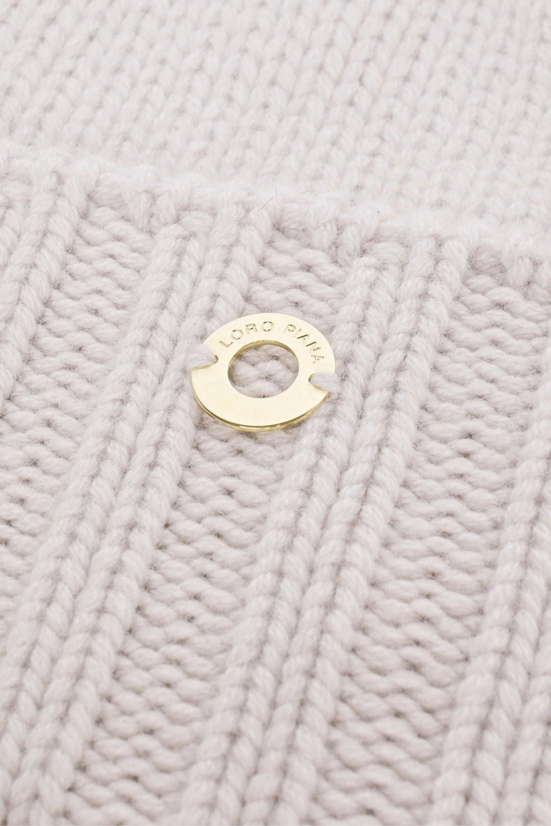 Loro Piana Size OS Fox Pom Pom Cashmere Beanie