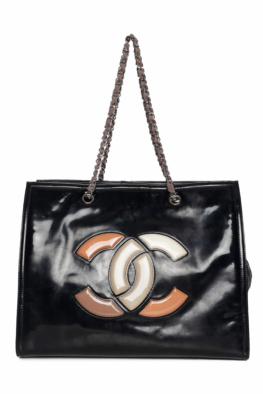 Chanel Patent CC Lipstick Tote