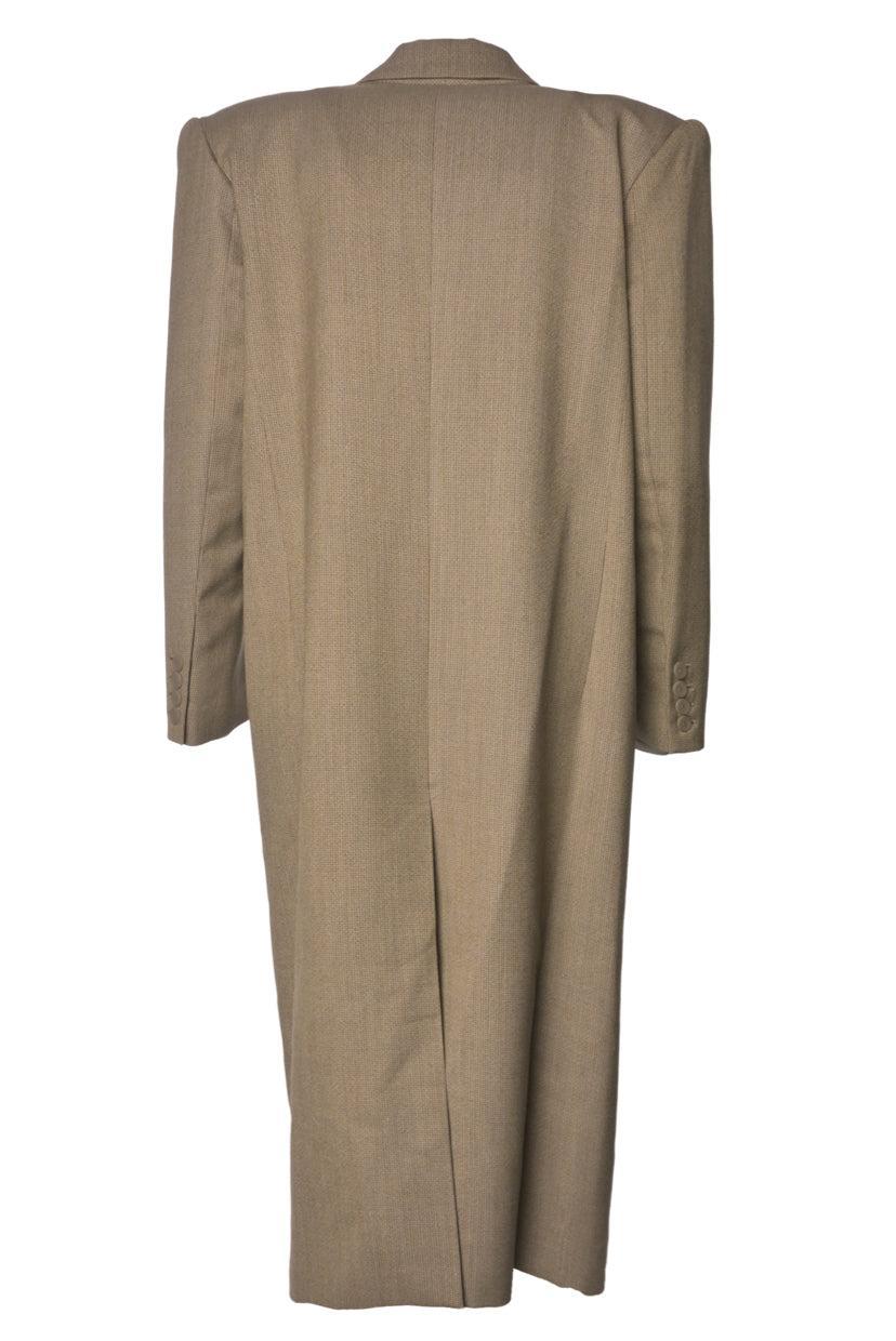 Christopher Esber Size 8 Stretch Wool Apex Sleeve Structured Coat