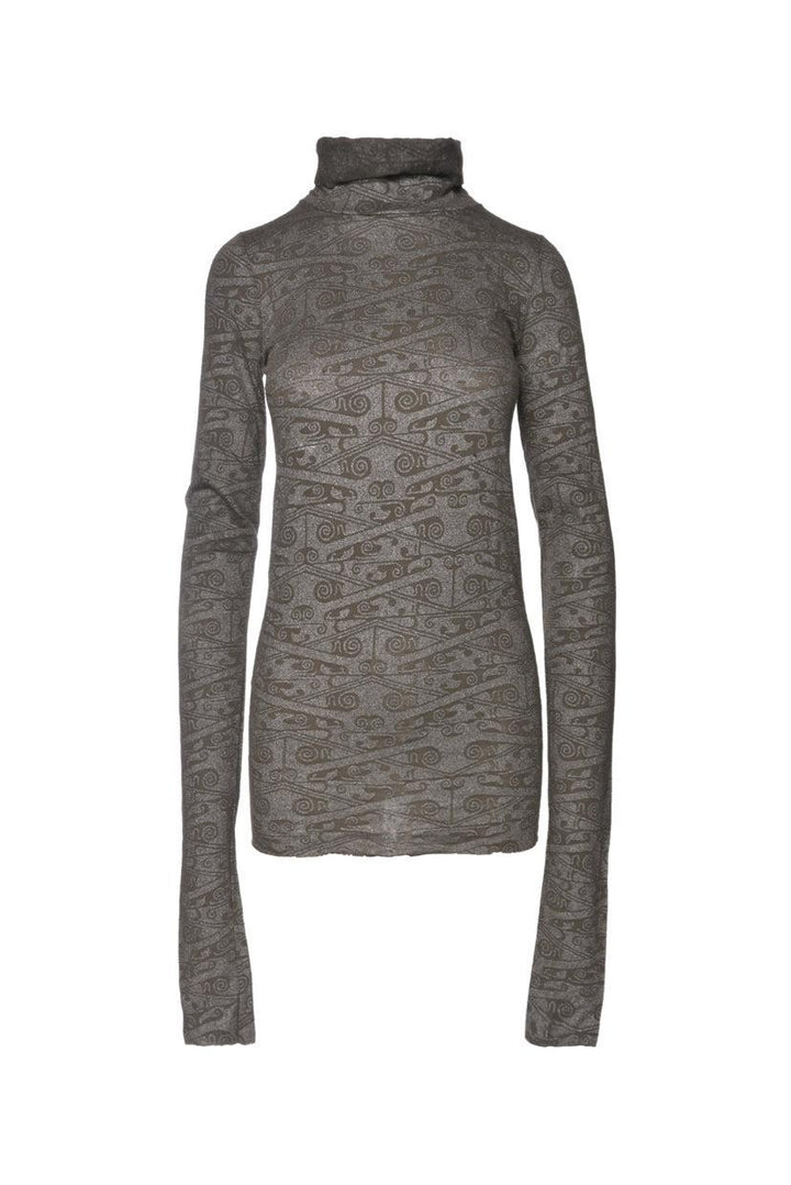 Rick Owens Lies Size 42 Men's Forever Extra Long Sleeve T-shirt