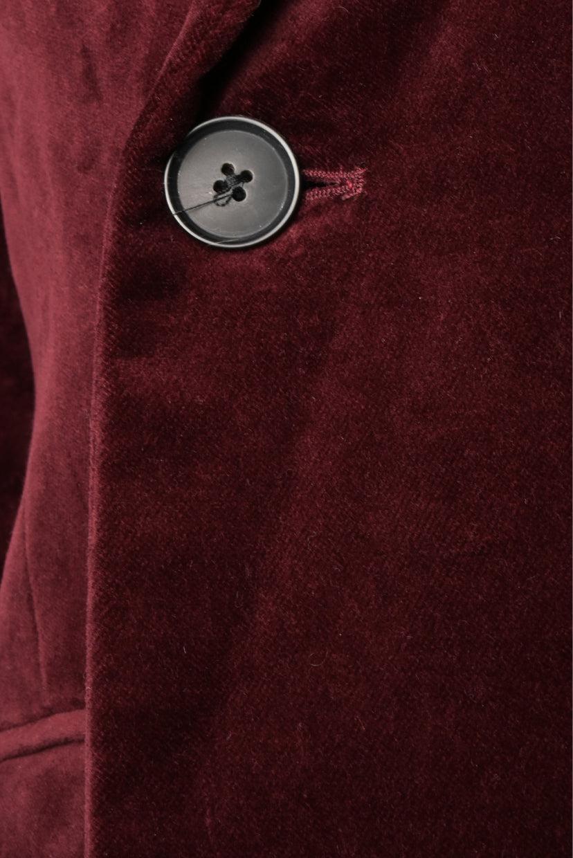 Nili Lotan Size 4 Cotton Velvet Blazer