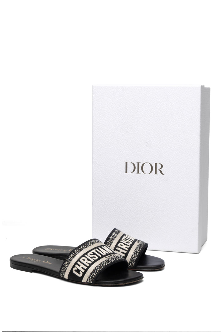 Dior Size 37.5 Dway Slides