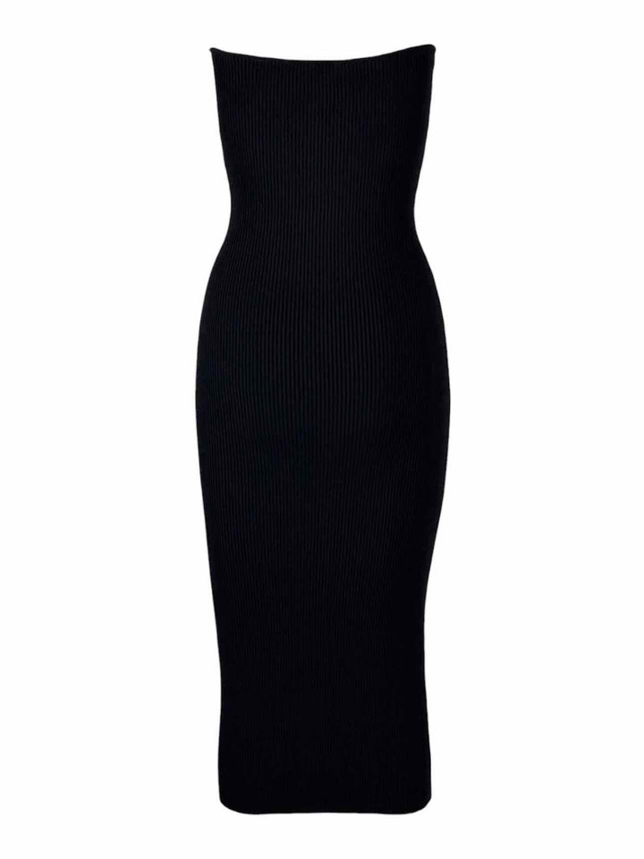 Self Portrait Size S Knit Ribbed Midi Dress