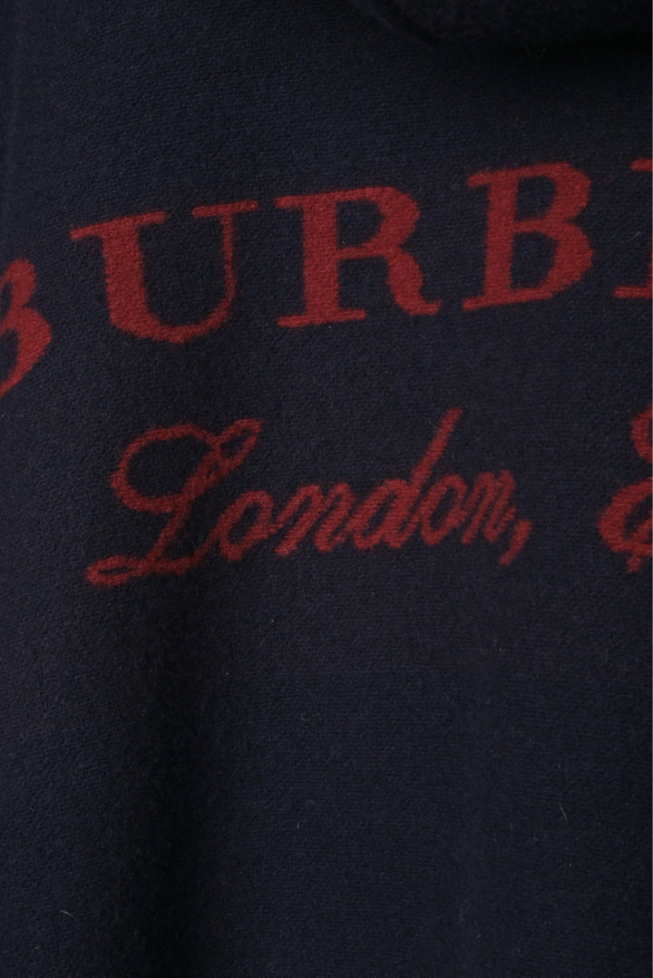 Burberry Size OS Back Logo Hooded Cape