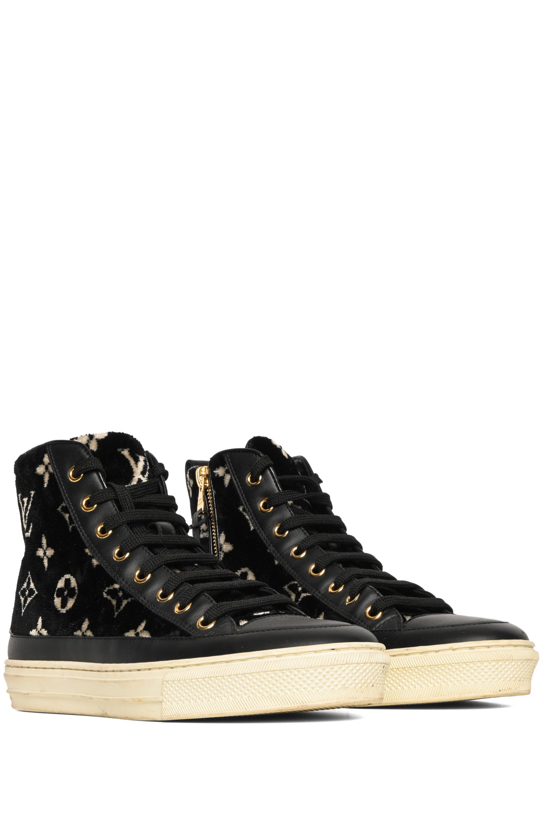 Louis Vuitton Size 36 Velvet Monogram Stellar Sneaker