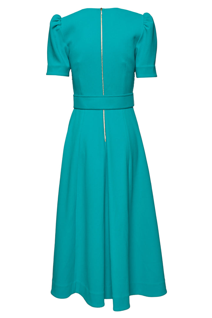 Rebecca Vallance Ella Belted Midi Size 6 Dress