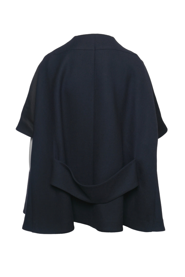 Dior Size 4 Wool & Silk Short Sleeve Coat
