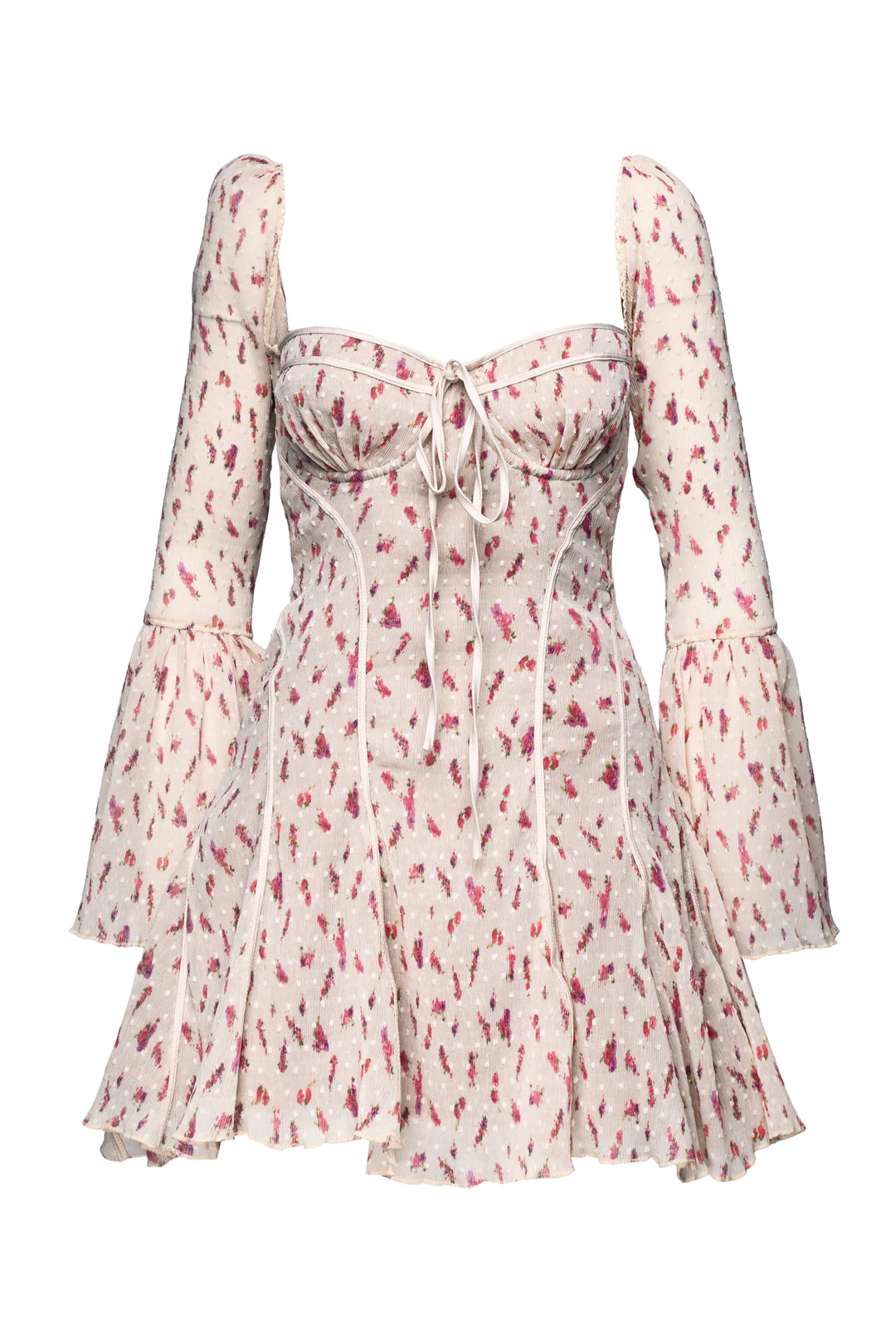 House Of CB London Size S Fuller Cup Mini Floral Dress