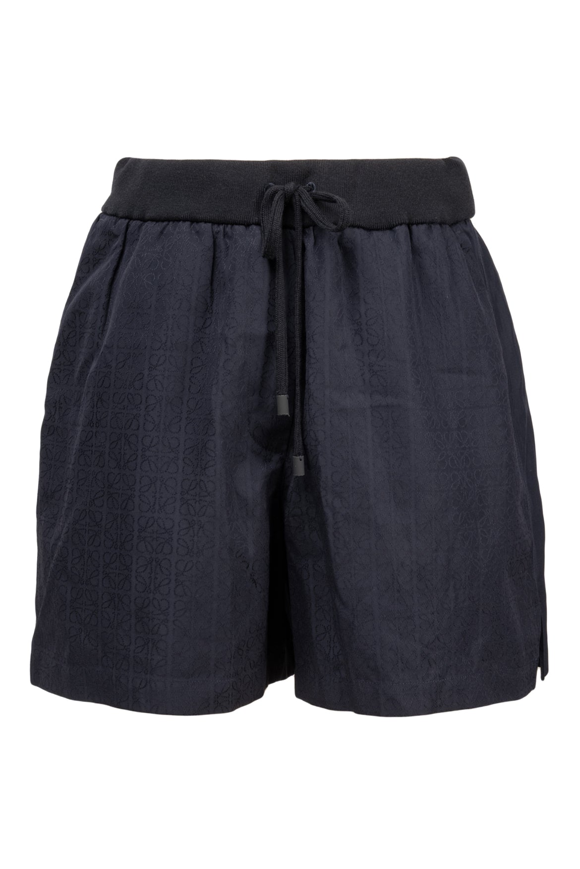 Loewe Size S Silk-Blend Anagram Shorts - Luxury Used Designer