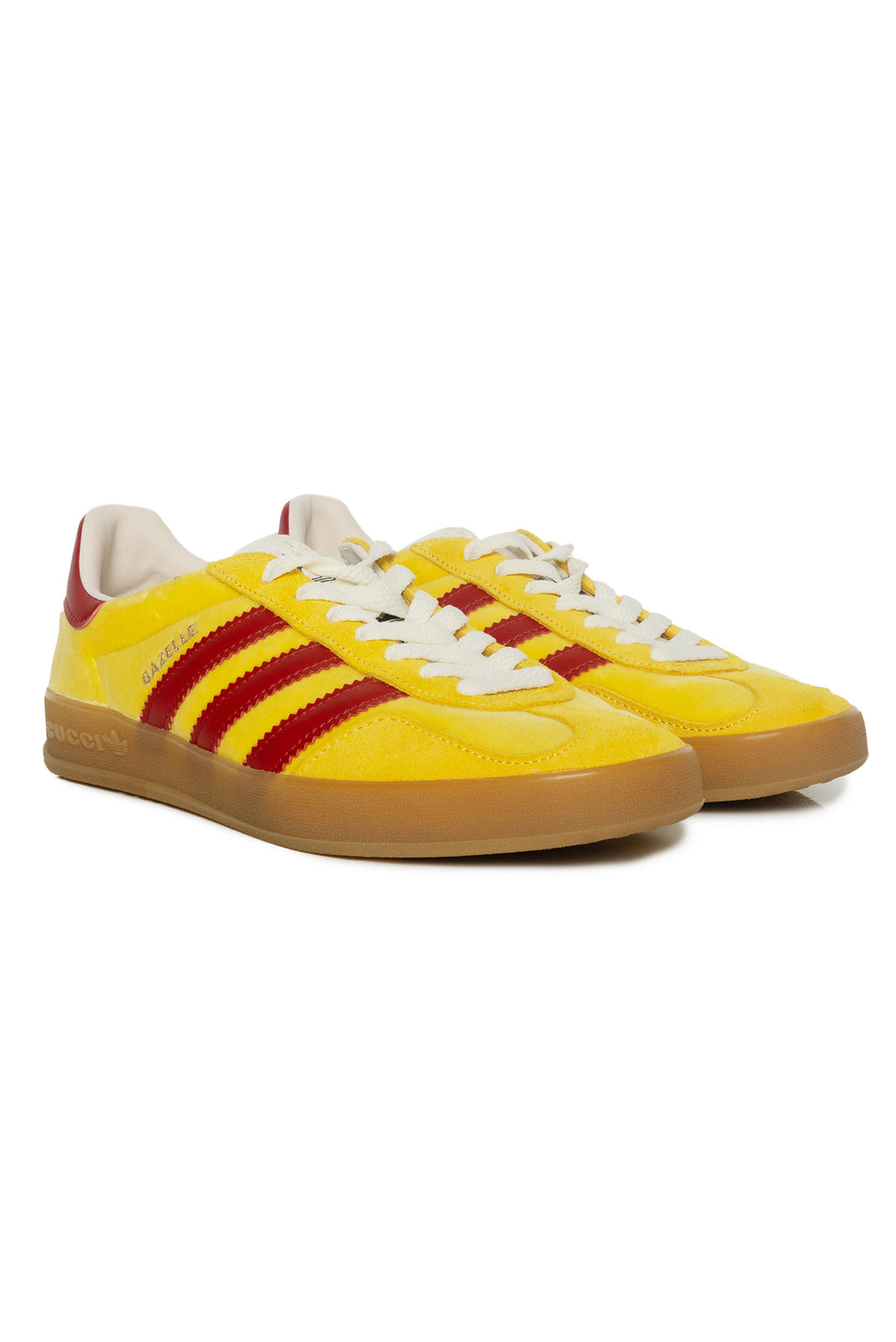 Adidas x Gucci Size 6 'Yellow Velvet' Gazelle Sneaker