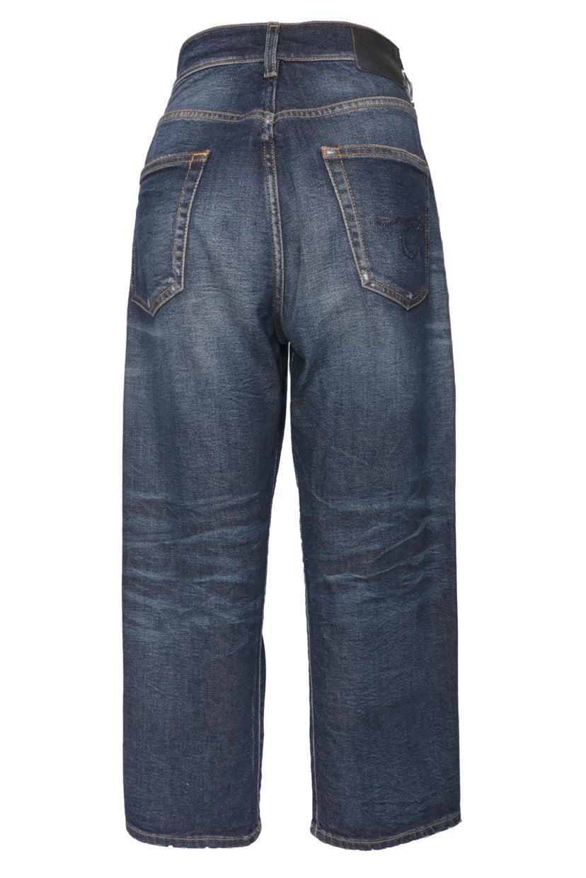 R13 Size 23 Cropped Fade Jeans