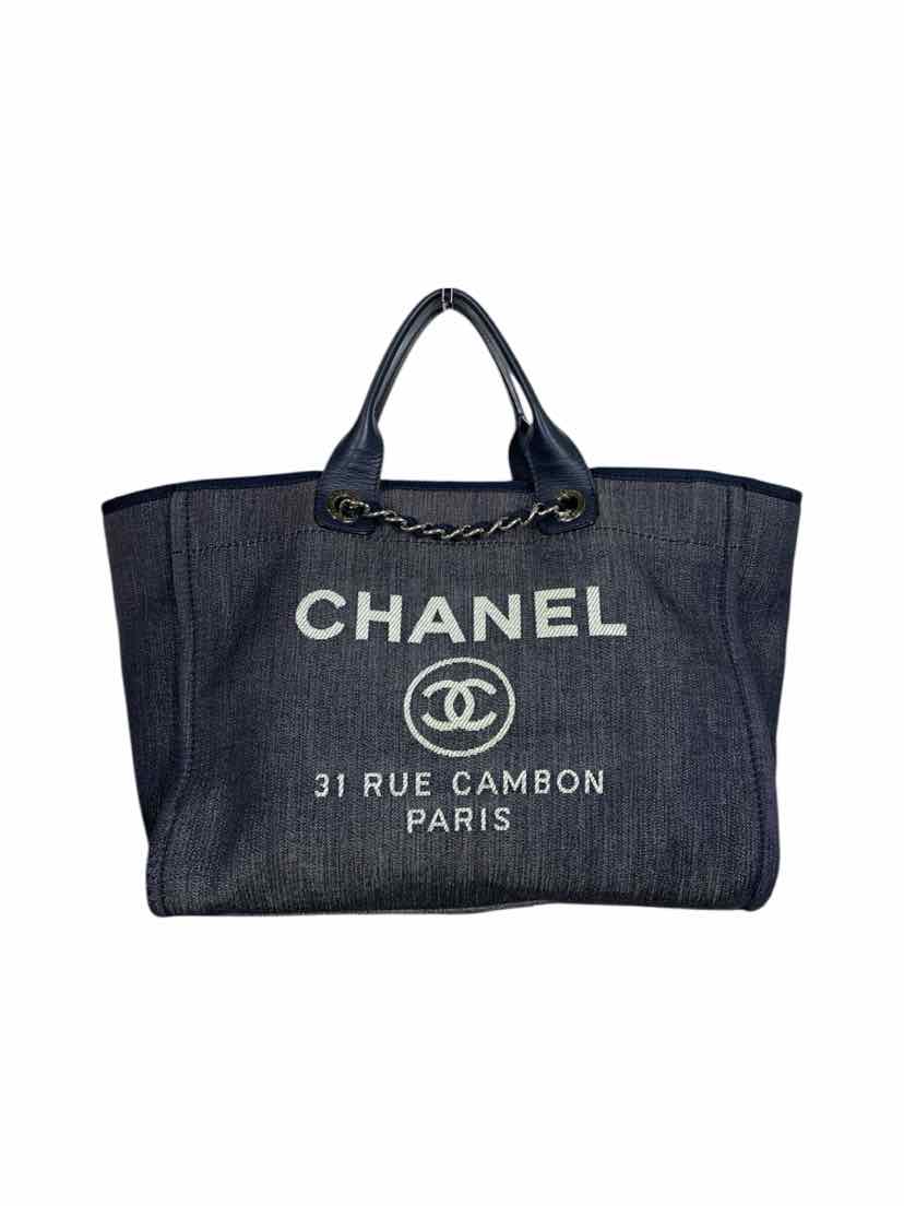 Chanel Denim Small Deauville Shopping Tote