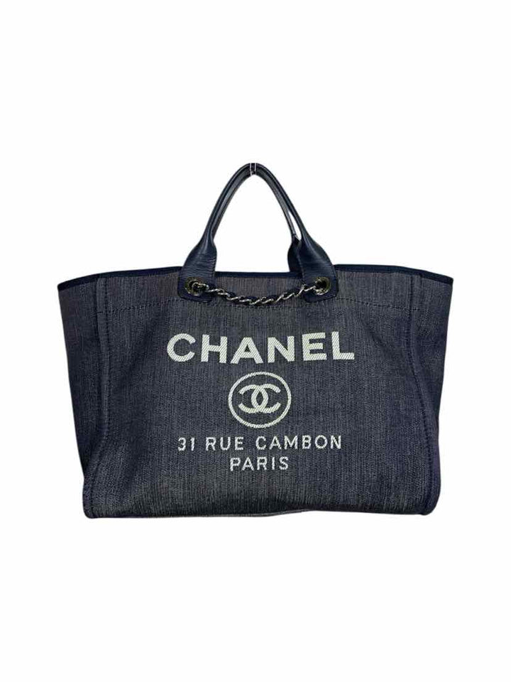 Chanel Denim Small Deauville Shopping Tote