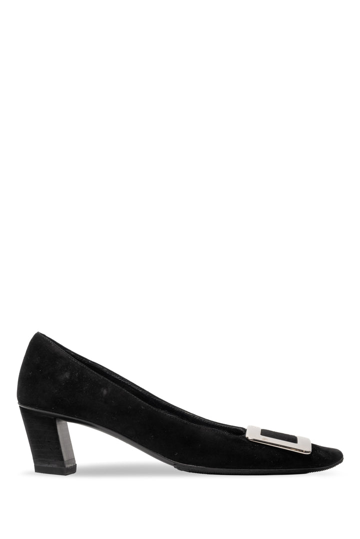 Roger Vivier Size 35 Belle Vivier Suede Pumps