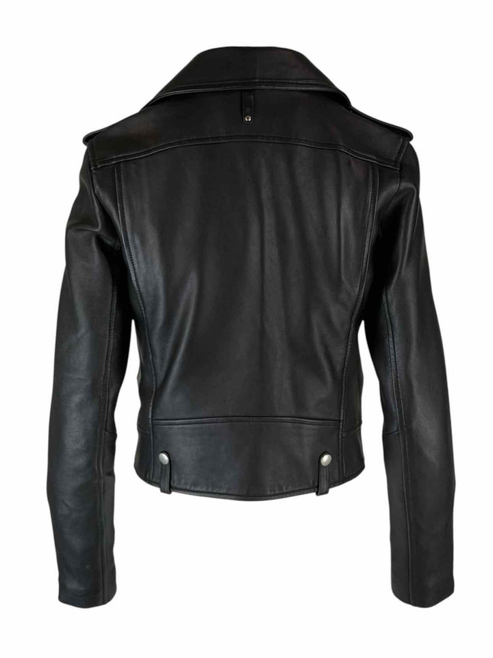 Mackage Size S Baya Leather Moto Jacket